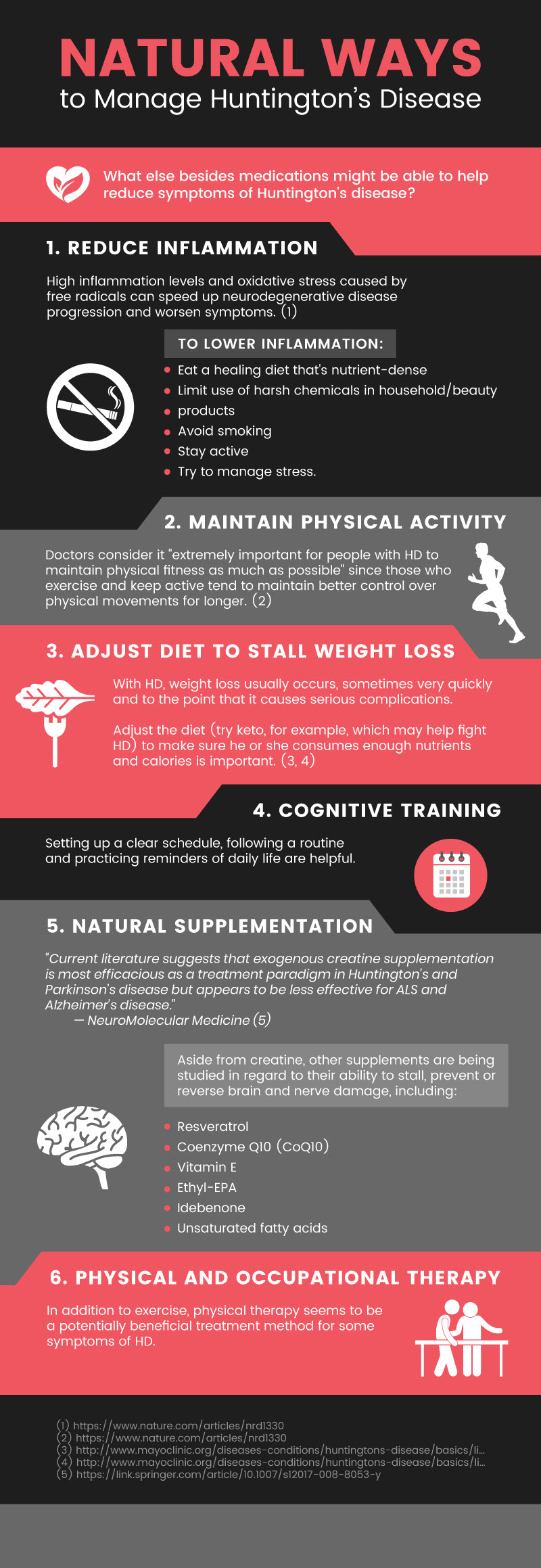 Natural remedies for Huntington's disease