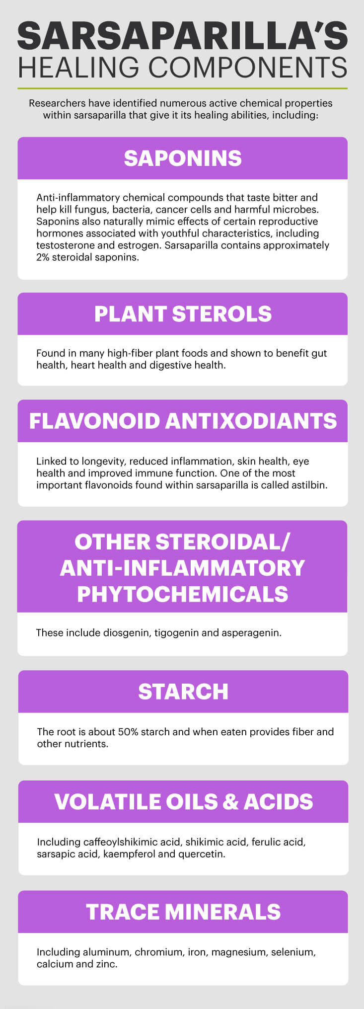 Sarsaparilla's healing components - MKexpress.net