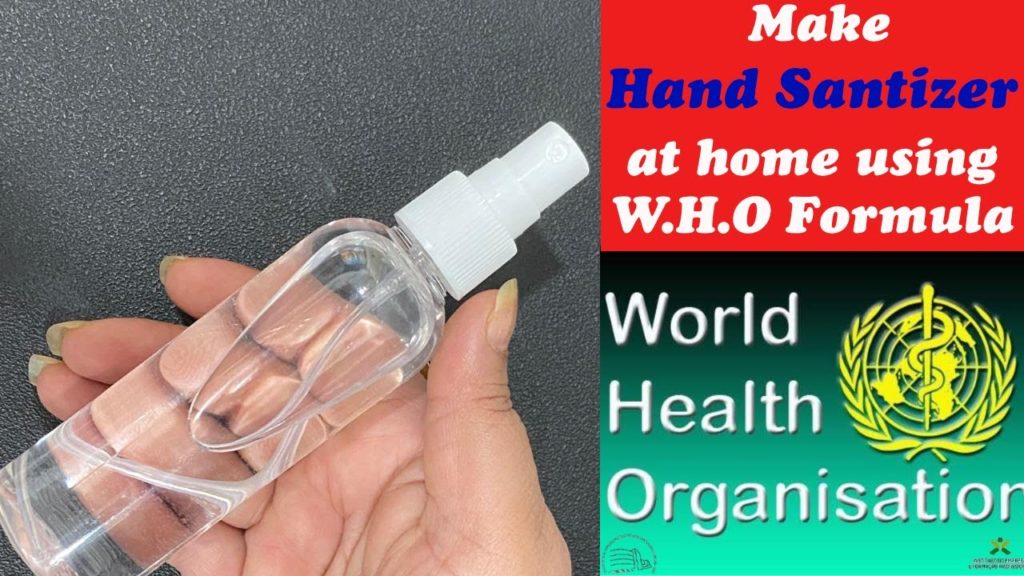 WHO Hand Sanitizer Formula