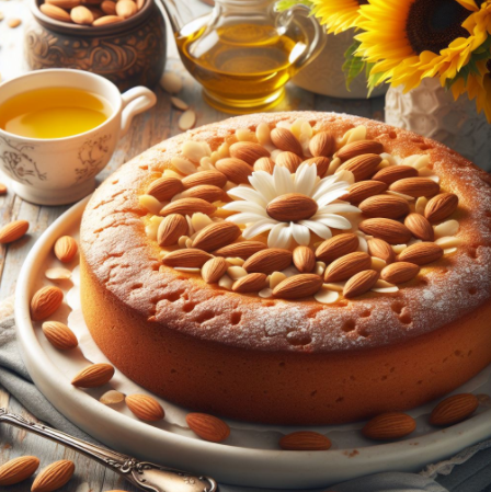 Light and Airy Almond Cake