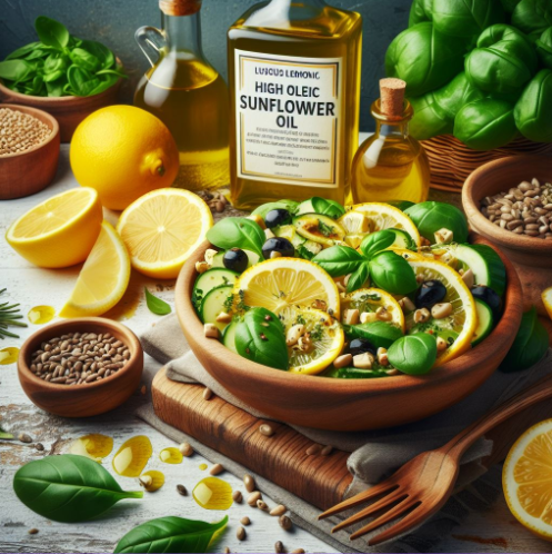 The Luscious Lemon Dressing with high oleic sunflower oil